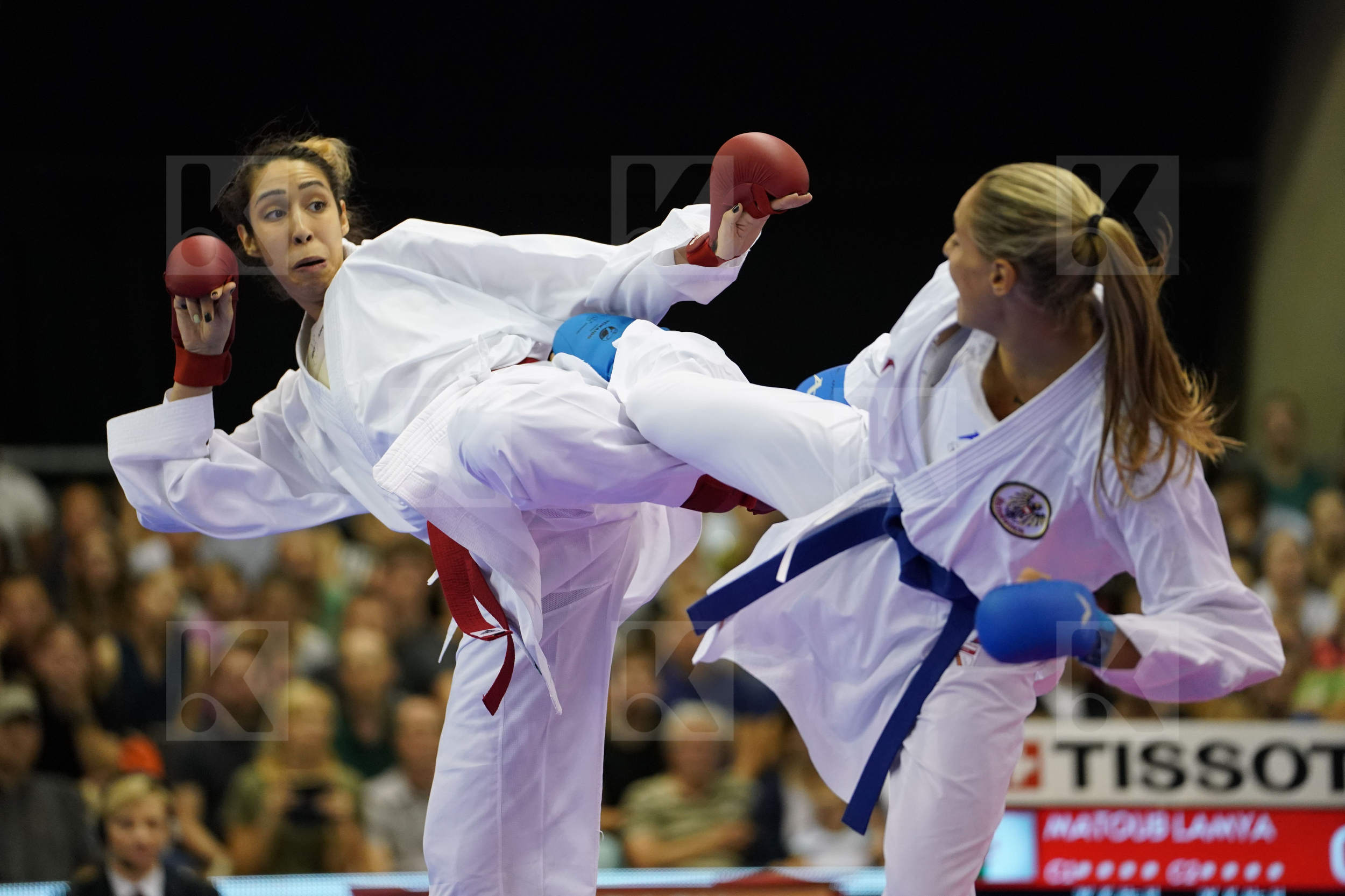 Algeria Austria Buchinger Alisa Female Kumite -68kg Gold match Matoub Lamya